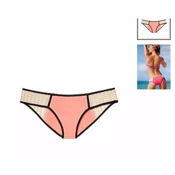 Victoria's Secret Crochet Bandeau Hipster 36B - Picture 3 of 3